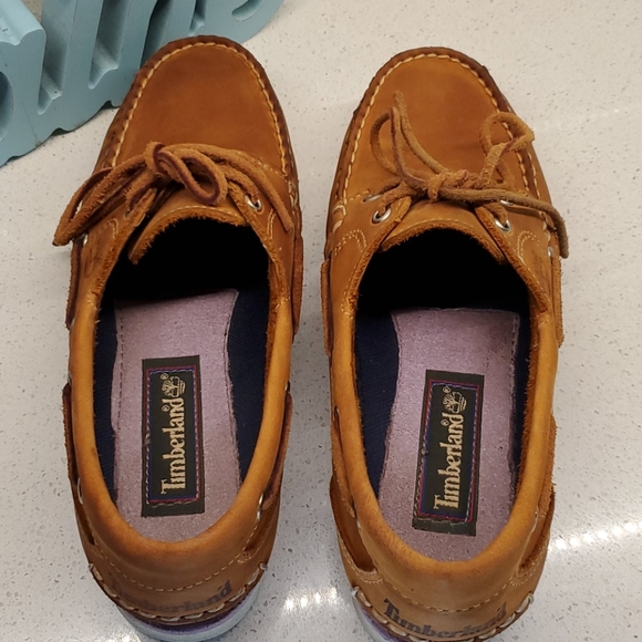 TIMBERLAND wms leather loafers (sz 6.5) - Picture 4 of 8